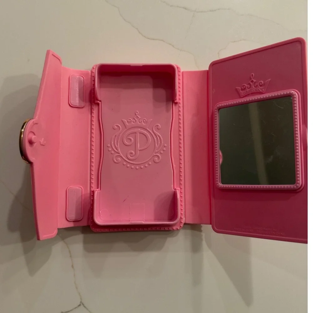 Disney Princess‎ Pink Purse Toy with Mirror and Chain Handle for Kids